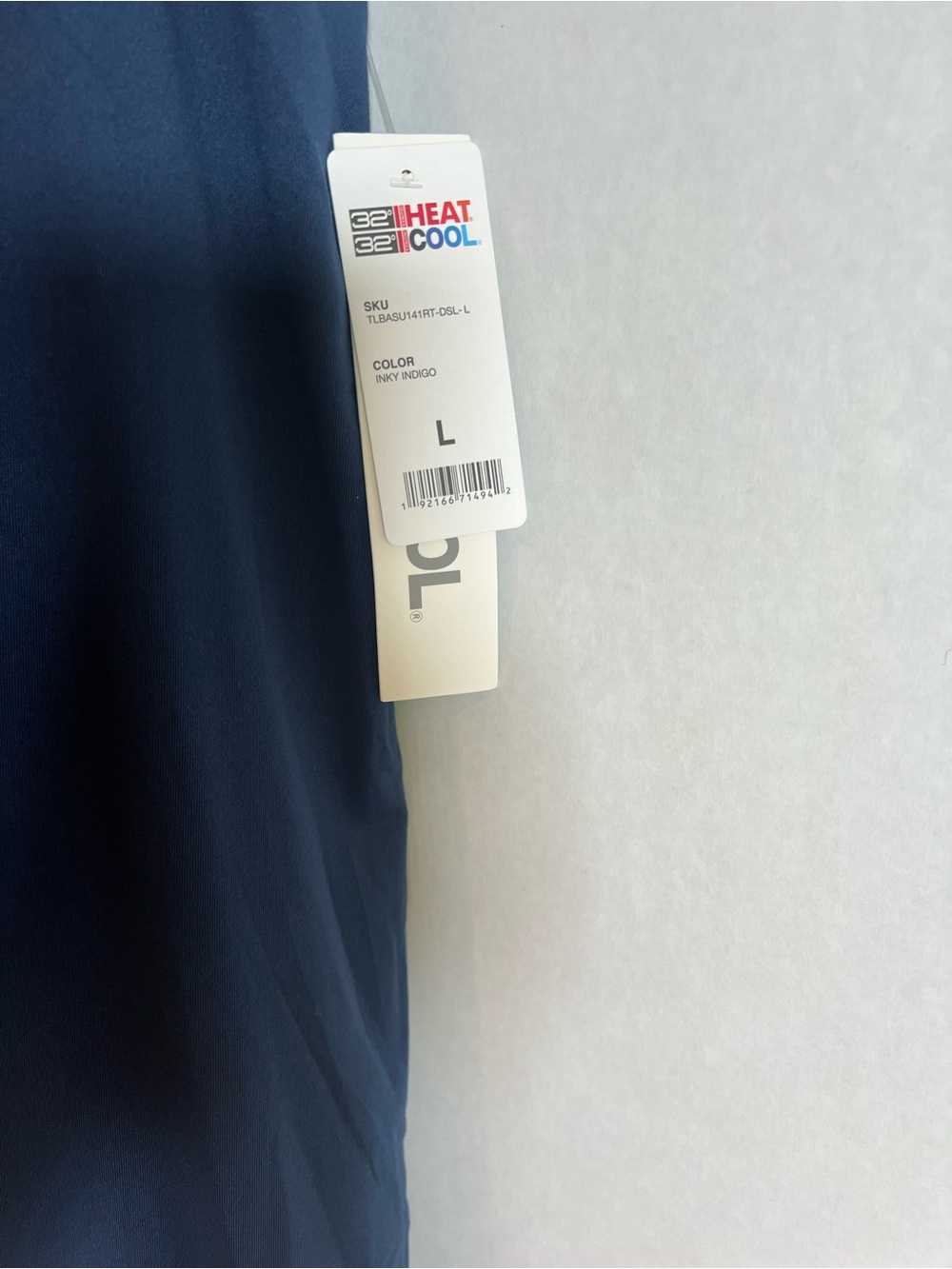New 32 Degrees Padded Navy Blue Lightweight Tank Top - Sz Large - Picture 3 of 9